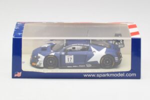 Audi R8 LMS GT3 #17 WRT M. Leonard / D. van der Linde / A. Riberas California 8 Hours 2018 Spark 1:43 US084 Résine — image 4 sur 4