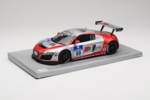 Audi R8 LMS #99 F. Biela / P. Kaffer / M. Fässler / M. Hennerici Phoenix Racing 24 Hours Nürburgring 2009 Spark 1:18 18S041 R — image 2 sur 6