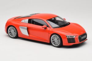 Audi R8 V10 Rouge Welly 1:18 18052W Métal — image 6 sur 8