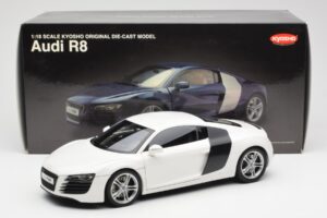 Audi R8 Type 42 Blanc Kyosho 1:18 09213W Métal — image 8 sur 8