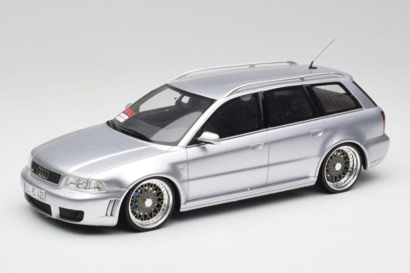 Audi RS4 B5 Avant Argent Custom Wheels Otto 1:18 OT521 Résine