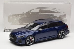 Audi RS6 C8 Avant Blue Metallic Minichamps 1:18 155018011 Métal — image 6 sur 6