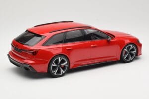 Audi RS6 C8 Avant Red Metallic Minichamps 1:18 155018010 Métal — image 2 sur 6