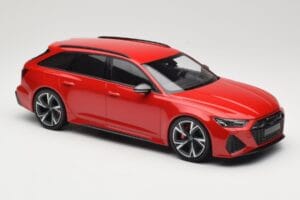 Audi RS6 C8 Avant Red Metallic Minichamps 1:18 155018010 Métal — image 4 sur 6