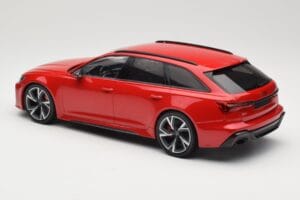 Audi RS6 C8 Avant Red Metallic Minichamps 1:18 155018010 Métal — image 5 sur 6