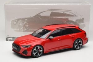 Audi RS6 C8 Avant Red Metallic Minichamps 1:18 155018010 Métal — image 6 sur 6