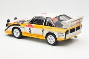Audi Sport Quattro S1 #5 W. Rohrl / C. Geistdorfer Rally Sanremo Winner 1985 AUTOart 1:18 88503 Composite — image 7 sur 8