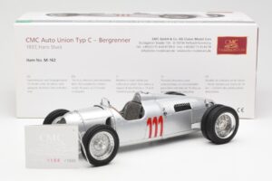 Auto Union Type C #111 H. Stuck Schauinsland Hillclimb Germany 1937 CMC 1:18 M-162 Métal — image 6 sur 6