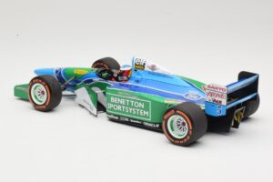 Benetton Ford B194 #5 M. Schumacher Demonstration Run Belgian GP 2017 Minichamps 1:18 510941705 Métal — image 5 sur 6