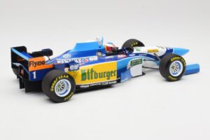Benetton Renault B195 #1 M. Schumacher Winner Monaco GP 1995 Minichamps 1:18 510952301 Métal — image 2 sur 6