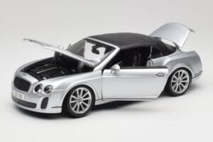 Bentley Continental Supersports Cabriolet 1ère Génération Argent Bburago 1:18 18-11037S Métal — image 2 sur 8