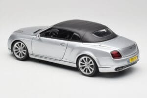 Bentley Continental Supersports Cabriolet 1ère Génération Argent Bburago 1:18 18-11037S Métal — image 7 sur 8