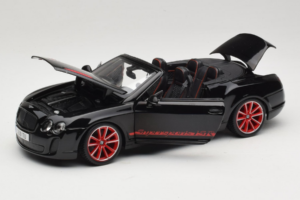 Bentley Continental Supersports ISR Cabriolet Noir Avec Jantes Rouges Bburago 1:18 18-11035 Métal — image 2 sur 8