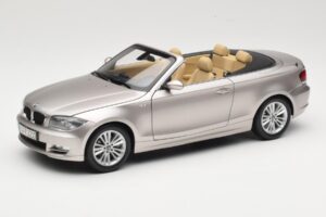 BMW 1 Series E88 Cabriolet Mineral Silver Metallic Kyosho 1:18 80430427020 Métal
