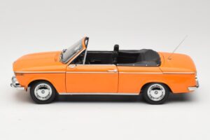 BMW 1600 E10 Cabriolet Orange Minichamps 1:18 100021030 Métal — image 4 sur 8