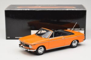 BMW 1600 E10 Cabriolet Orange Minichamps 1:18 100021030 Métal — image 8 sur 8