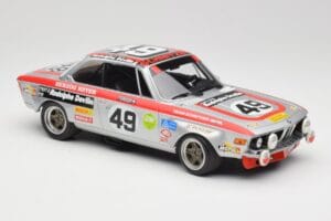 BMW 2800 CS E9 #49 Team Schnitzer G. Herzog / H. Heyer 24 Hours of Spa 1972 Minichamps 1:18 155722749 Métal — image 4 sur 6