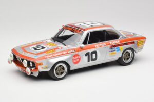 BMW 2800 CS Team Schnitzer #10 J. Fitzpatrick / J. Peltier Spa 1972 Minichamps 1:18 155722710 Métal