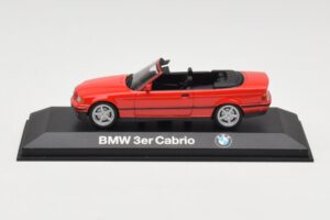 BMW 3 Series E30 Cabriolet Rouge Minichamps 1:43 80429421500 Métal