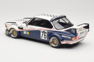 BMW 3.0 CSL E9 Garage Du Bac #76 P. Depnic / H. Coulon 24 Hours of Le Mans 1977 Minichamps 1:18 155772576 Métal — image 5 sur 6