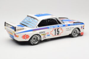 BMW 3.0 CSL E9 #15 BMW Alpina J. Peltier / H. Menzel 24 Hours of Spa 1973 Minichamps 1:18 155732695 Métal — image 2 sur 6