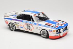 BMW 3.0 CSL E9 #15 BMW Alpina J. Peltier / H. Menzel 24 Hours of Spa 1973 Minichamps 1:18 155732695 Métal — image 4 sur 6