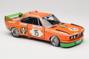 BMW 3.0 CSL E9 #15 Jägermeister Racing N. Lauda / G. Joisten 6 Hours Nurburgring 1973 Minichamps 1:18 155732615 Métal — image 4 sur 6