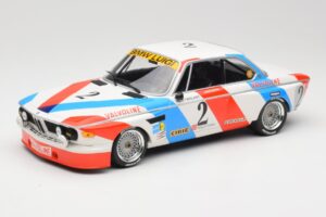 BMW 3.0 CSL E9 #2 Luigi Racing A. de Fierlant / P. Xhenceval Winners 24 Hours of Spa 1975 Minichamps 1:18 155752602 Métal