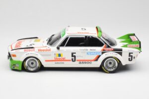 BMW 3.0 CSL E9 #5 Assoc Interim J-C. Chavan / A. Detrin Winners 24 Hours of Spa 1976 Minichamps 1:18 155762505 Métal — image 3 sur 6