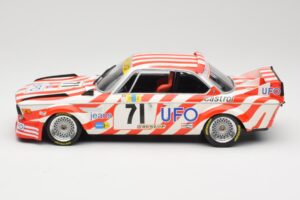 BMW 3.0 CSL E9 #71 Luigi Racing P. Xhenceval / J. Dieudonné 24 Hours of Le Mans 1977 Minichamps 1:18 155772571 Métal — image 3 sur 6