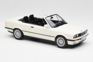 BMW 325i E30 Cabriolet Alpine Blanc Norev 1:18 183213 Métal — image 4 sur 6