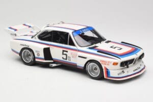 BMW 3.5 CSL E9 Gr.5 #5 K.W.M. Racing K. Miller / D. Cowart 6 Hours of Watkins Glen 1979 Minichamps 1:18 180792005 Métal — image 6 sur 8