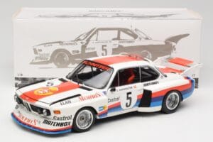 BMW 3.5 CSL E9 Gr.5 #5 S. Manhalter Winner Havirov Interseries 1977 Minichamps 1:18 180772005 Métal — image 8 sur 8