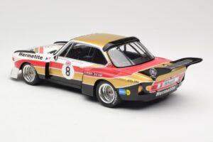 BMW 3.5 CSL E9 Hermetite #8 J. Fitzpatrick / T. Walkinshaw 1000 km Nurburgring 1976 Minichamps 1:18 155762608 Métal — image 5 sur 6