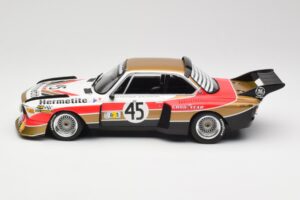 BMW 3.5 CSL E9 #45 Hermetite T. Walkinshaw / J. Fitzpatrick 24 Hours of Le Mans 1976 Minichamps 1:18 155762645 Métal — image 3 sur 6