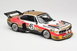 BMW 3.5 CSL E9 #45 Hermetite T. Walkinshaw / J. Fitzpatrick 24 Hours of Le Mans 1976 Minichamps 1:18 155762645 Métal — image 4 sur 6