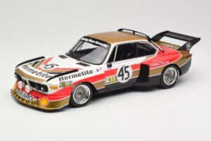 BMW 3.5 CSL E9 #45 Hermetite T. Walkinshaw / J. Fitzpatrick 24 Hours of Le Mans 1976 Minichamps 1:18 155762645 Métal