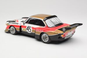 BMW 3.5 CSL E9 #45 Hermetite T. Walkinshaw / J. Fitzpatrick 24 Hours of Le Mans 1976 Minichamps 1:18 155762645 Métal — image 5 sur 6