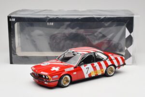 BMW 635 CSi E24 #7 BMW Italia G. Brancatelli / H. Kelleners Brno Grand Prix 1984 Minichamps 1:18 155842507 Métal — image 6 sur 6