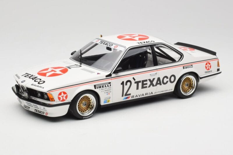 BMW 635 CSi E24 #12 R. Metge / C. Ballot-Léna Bavaria Automobiles 24 Hours of Spa 1985 Minichamps 1:18 155852513 Métal