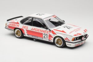 BMW 635CSi E24 Team Brun Motorsport #21 H. Grohs / T. Boutsen Spa 24 Hours 1985 Minichamps 1:18 155852521 Métal — image 4 sur 6