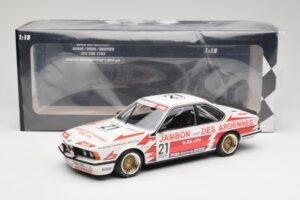 BMW 635CSi E24 Team Brun Motorsport #21 H. Grohs / T. Boutsen Spa 24 Hours 1985 Minichamps 1:18 155852521 Métal — image 6 sur 6