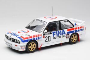 BMW E30 M3 #20 M. Duez / A. Lopes 1000 Lakes Rally 1989 IXO 1:18 18RMC132 Métal