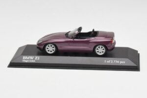 BMW Z1 E30 Violet Métallisé Minichamps 1:43 400020101 Métal