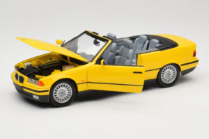 BMW 3 Series E36 Cabriolet Jaune UT Models 1:18 BMW007 Métal — image 2 sur 8