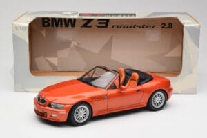 BMW Z3 E36 2.8 Phoenix Orange UT Models 1:18 20442 Métal — image 8 sur 8