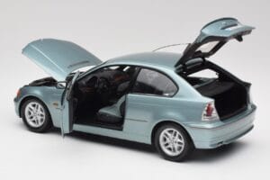 BMW 325Ti E46 Compact Bleu Clair Métallisé Kyosho 1:18 80430024439 Métal — image 5 sur 8