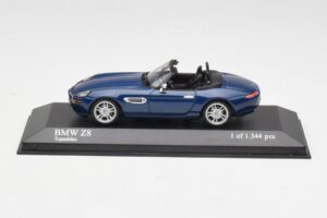 BMW Z8 E52 Topaze Bleu Minichamps 1:43 431028740 Métal