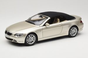 BMW 6 Series E64 Cabriolet Mineral Silver Metallic Kyosho 1:18 80430153437 Métal — image 3 sur 9
