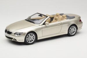 BMW 6 Series E64 Cabriolet Mineral Silver Metallic Kyosho 1:18 80430153437 Métal